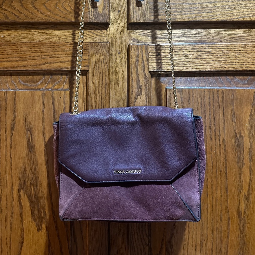 Vince Camuto Burgundy Crossbody Bag